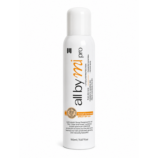 All By Mi Pro Tinted Sunscreen Spray SPF +50